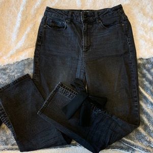 PAIGE Jacqueline Straight Leg Bow Jeans